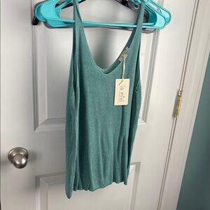 LA MIEL Green Camisole Top
